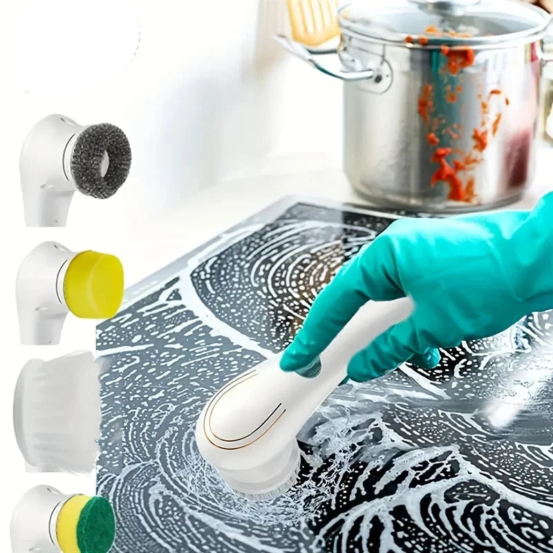 5-in-1 Electric Cleaning Brush
Powerful and multifunctional – perfect for bathroom, kitchen, and more. Make cleaning fast and effortless!