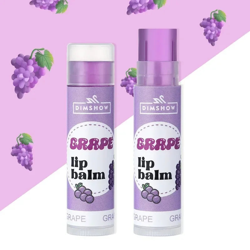 6 Kinds of Fruity Lip Balm Moisturizing Hydrating Long Lasting Lip Lotion Lightening Lip Lines Lips Mask Care Lips Lipstick Balm