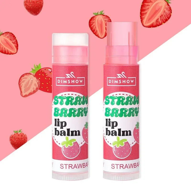 6 Kinds of Fruity Lip Balm Moisturizing Hydrating Long Lasting Lip Lotion Lightening Lip Lines Lips Mask Care Lips Lipstick Balm